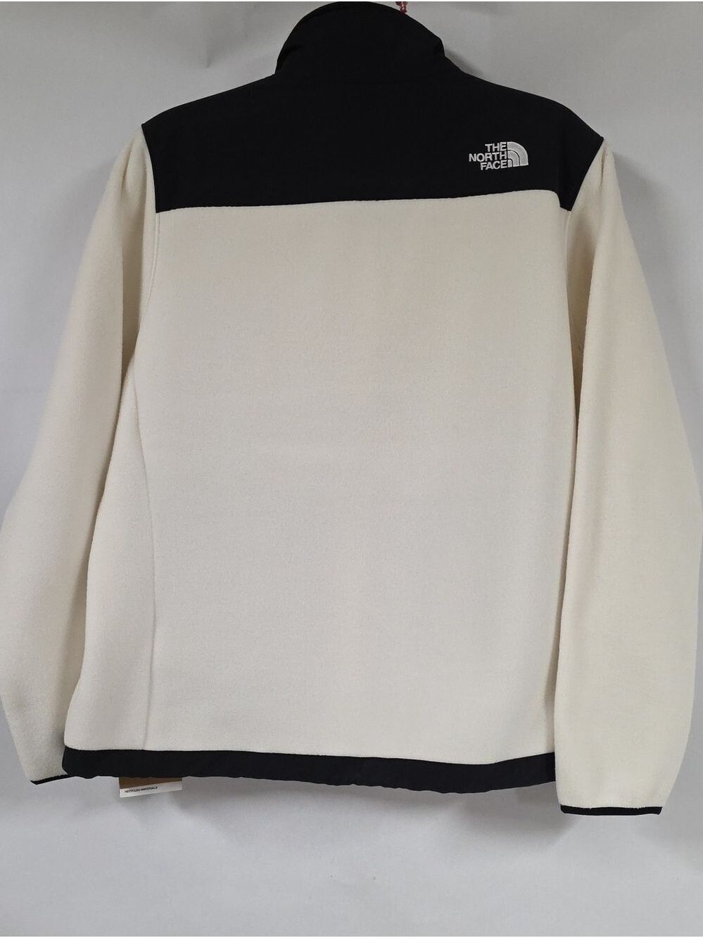 NWT Women's The North Face Retro Denali Fleece Jacket White Dune Black, Size XL - Picture 4 of 15